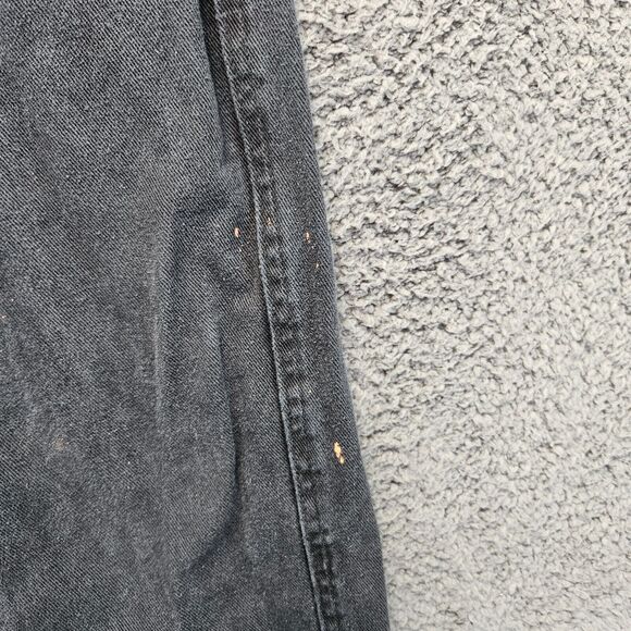 Monet Skateboards Jeans Womens Size 1 Black Denim Straight‎ Leg High Rise - Picture 4 of 13